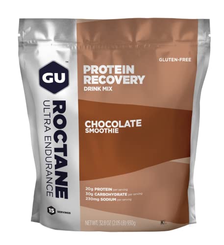 GU Roctane Recovery Drink Mix 15 Serving Pouch Chocolate Smoothie