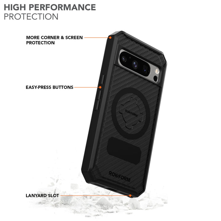 Google Pixel 8 Pro Rugged Case - Black