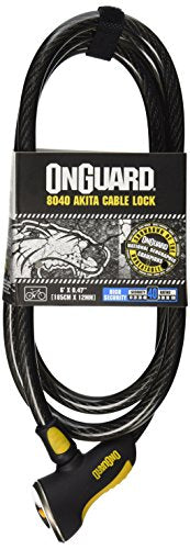 OnGuard Straight Akita Key Cable Lock 6' Lock