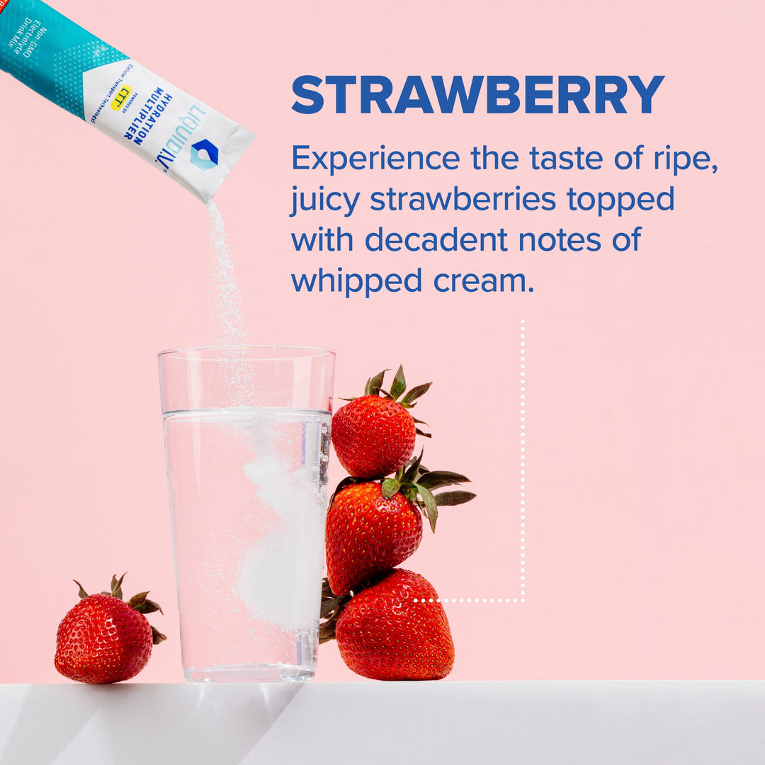Liquid I.V. Hydration Multiplier 15ct Box Strawberry