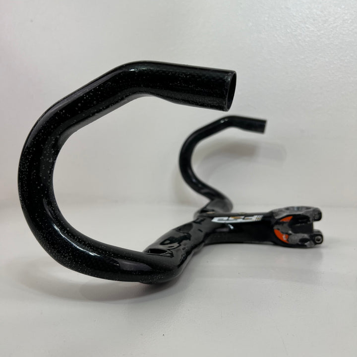 Used FSA Plasma Carbon Fiber Integrated Aero Handlebar Stem, 42cm, 368g