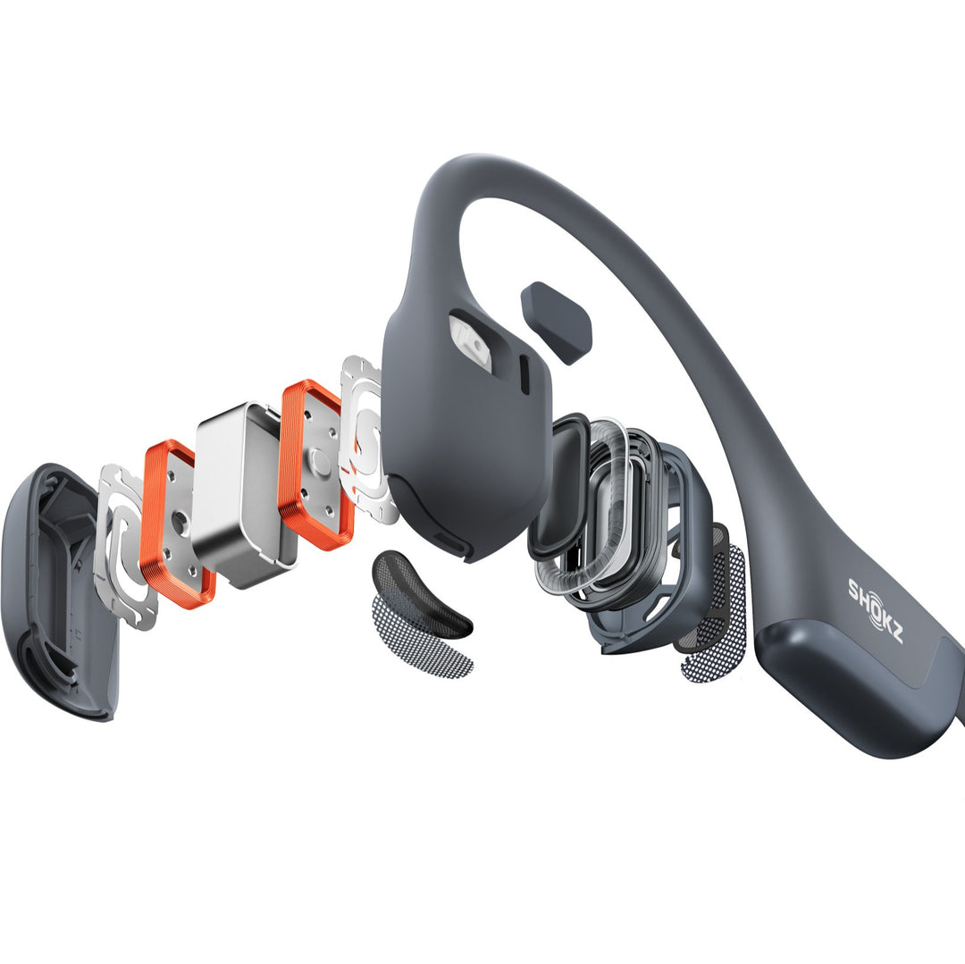 SHOKZ OpenRun Pro Black, Wireless Hybrid Sports Headphones
