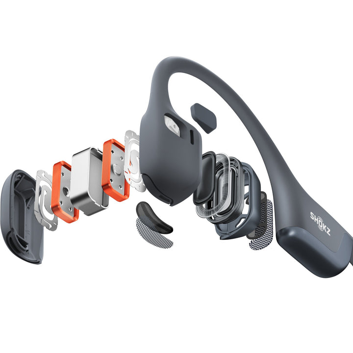 SHOKZ OpenRun Pro Black, Wireless Hybrid Sports Headphones