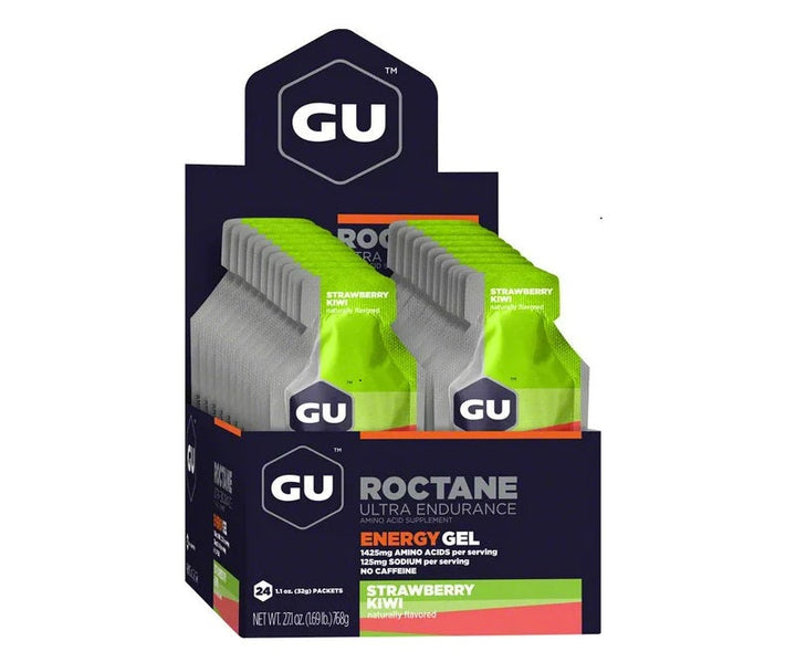 GU Roctane Energy Gels 24ct Box Strawberry Kiwi