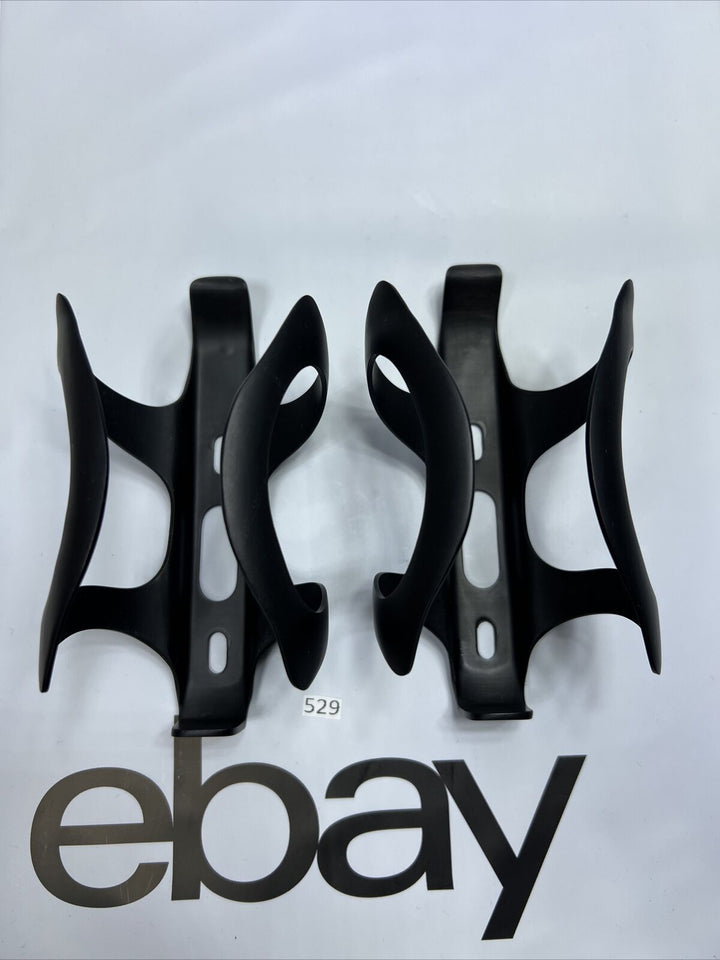 (Pair) BIKESMART HYDROCARBON 4 Carbon Water Bottle Cages Road Triathlon MTB 65g