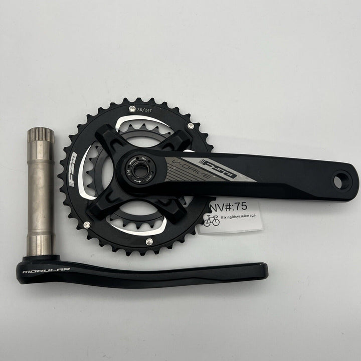 NEW FSA V-Drive 2-fach Boost 148 6 7/8in 36/24T Crankset