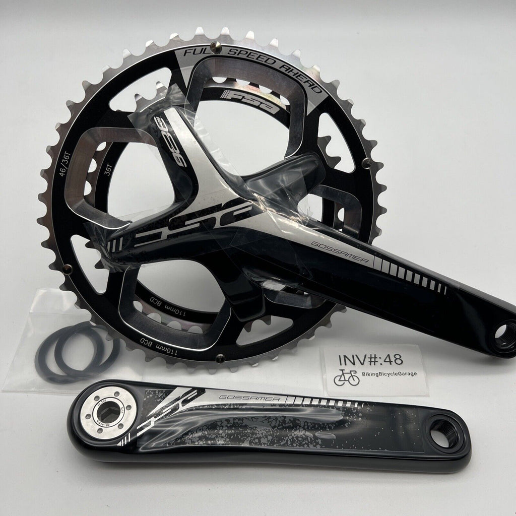 パーツ fsa gossamer crank set NEW FSA Gossamer Pro Compact Crankset 10/11-Speed 175mm ABS 46/36t