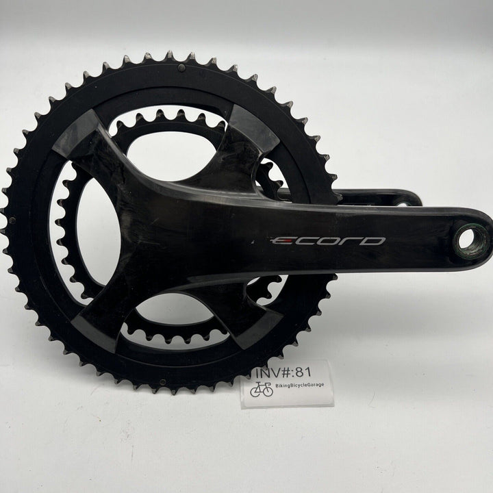 Campagnolo RECORD Carbon Fiber 12 speed Crankset 172.5mm 52/36T, MSRP: $770