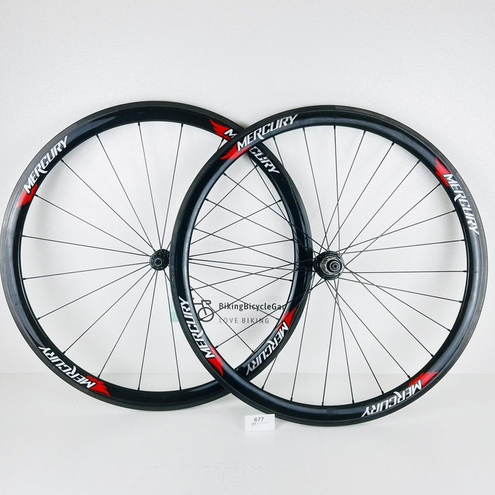 Mercury Carbon Fiber Wheelset 700c Shimano/Sram 10 Speed 1,400g