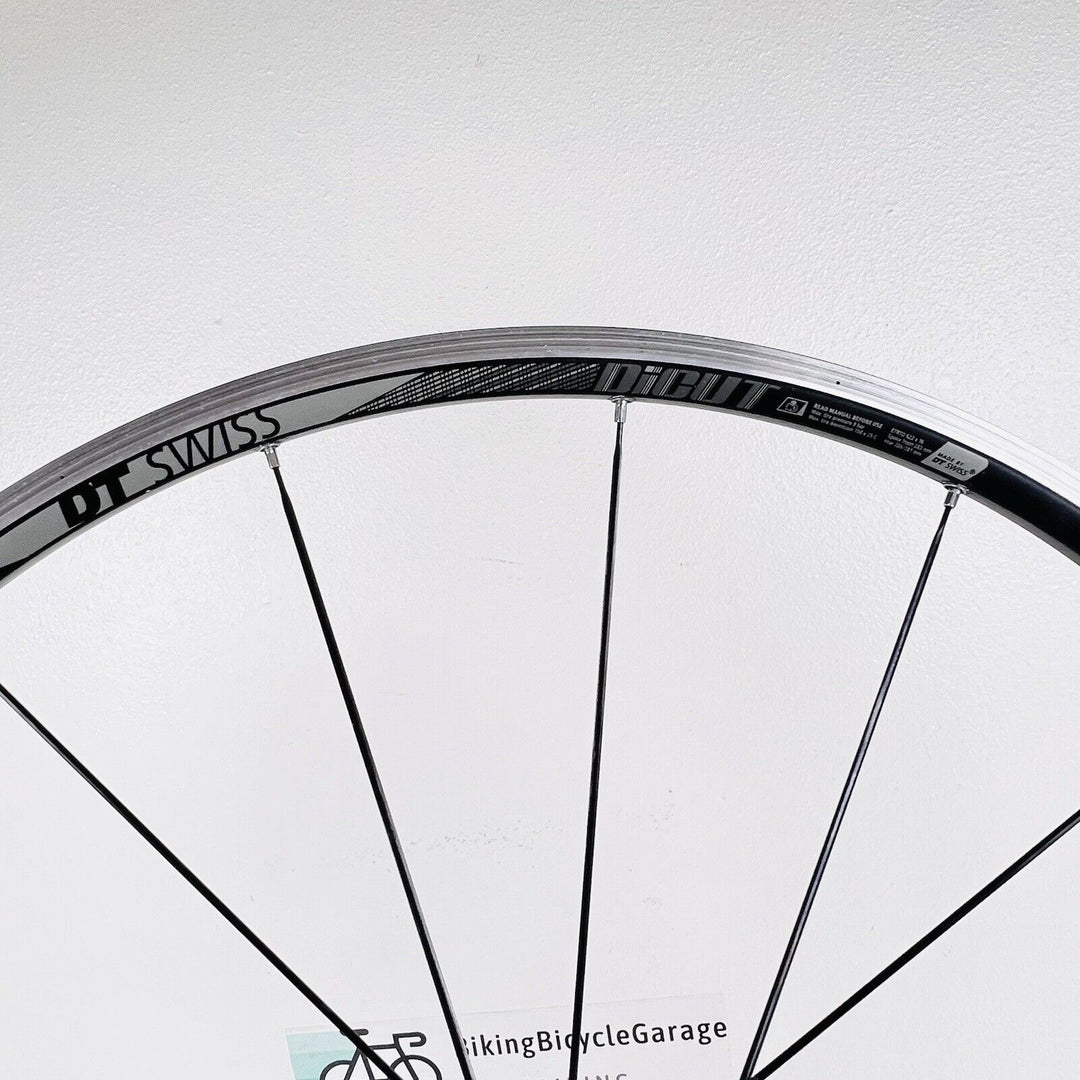 DT Swiss Di Cut Clincher Road Gravel Front Wheel 700c Rim Brake