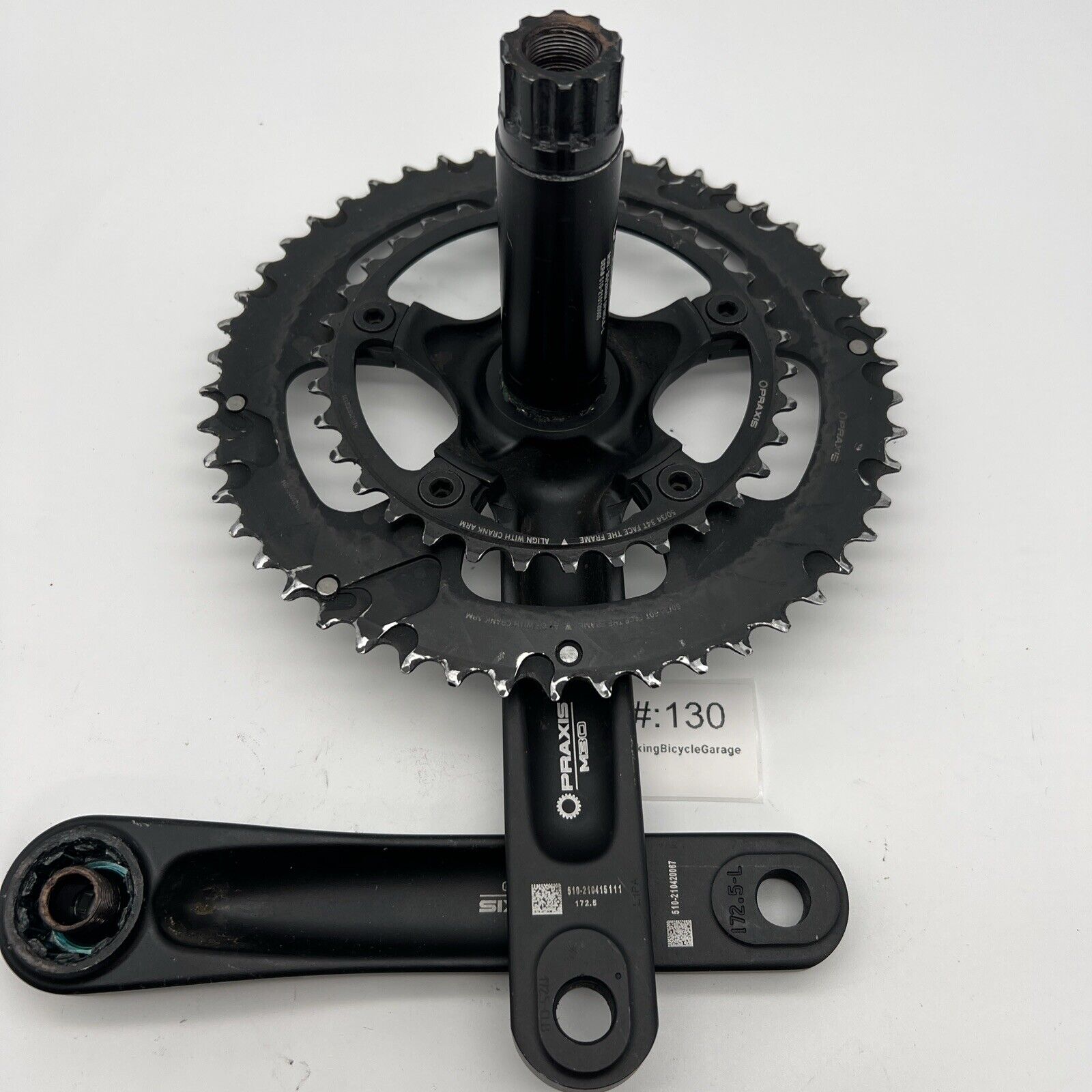 PRAXIS Works ALBA 50/34t 172.5mm M30 Road Crankset 10