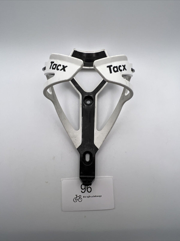 Tacx Deva Bicycle Water Bottle Cage - White/Black