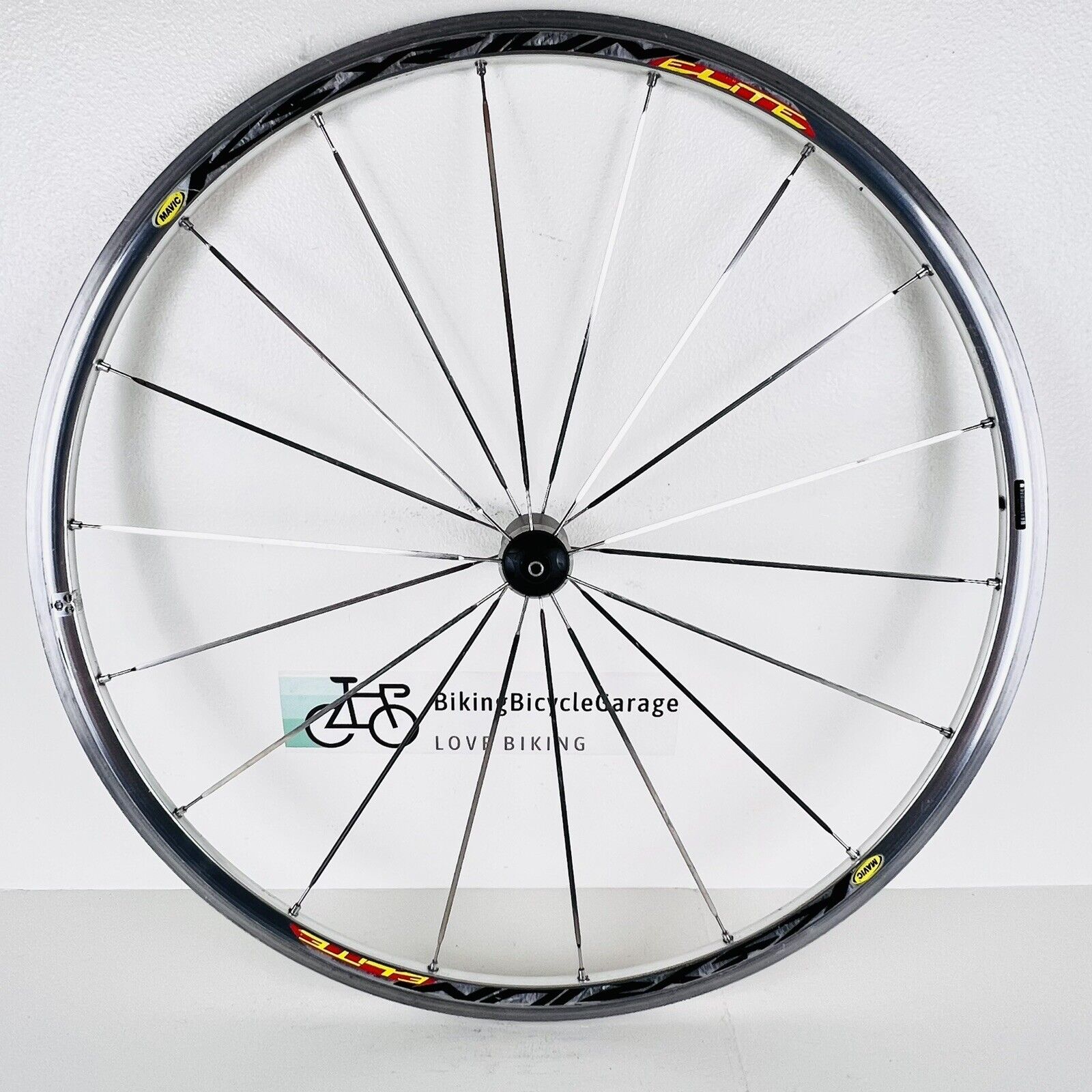 Mavic Ksyrium Elite Gray Road Bike Aluminum 700C Front Wheel