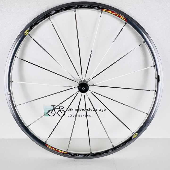 Mavic Ksyrium Elite Gray Road Bike Aluminum 700C Front Wheel Clincher 760g