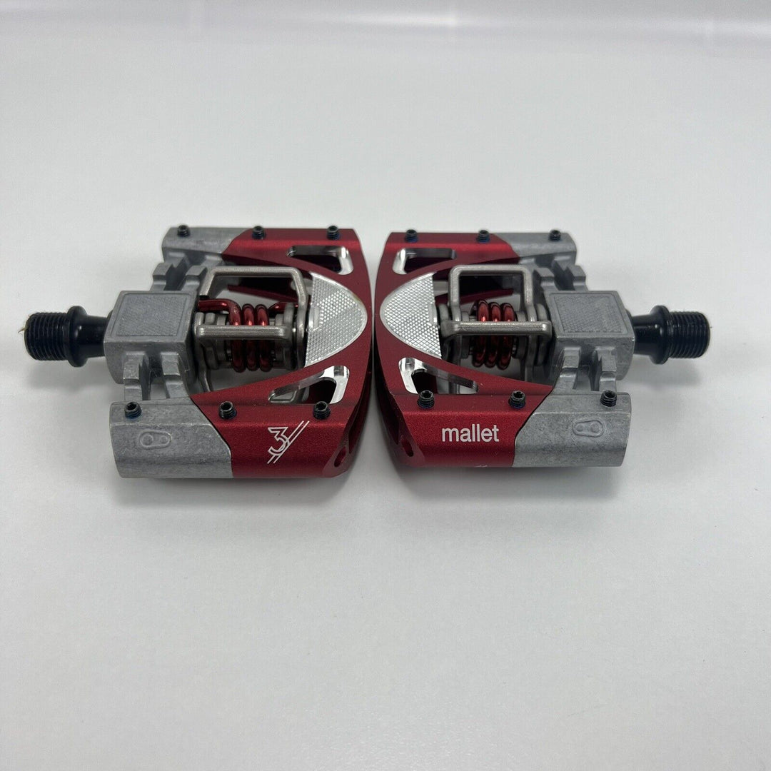 Crank Brothers Mallet 3 Dual Sided Clipless Pedals w/Platform 9/16" Aluminum Red