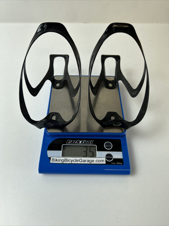 (2) Specialized S-WORKS Carbon Rib Cage II Water Bottle Cages