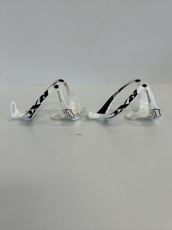 (2) Bontrager RXL Carbon Bottle Cages Glossy White