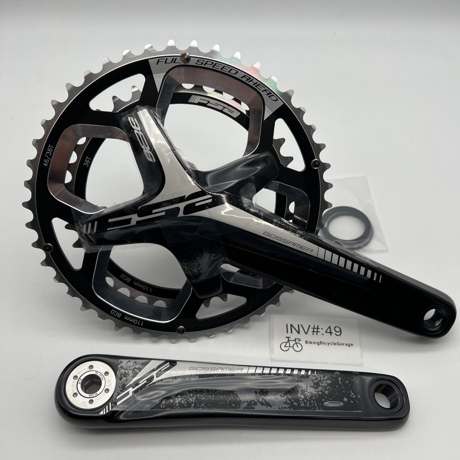 Fsa orders gossamer compact crankset