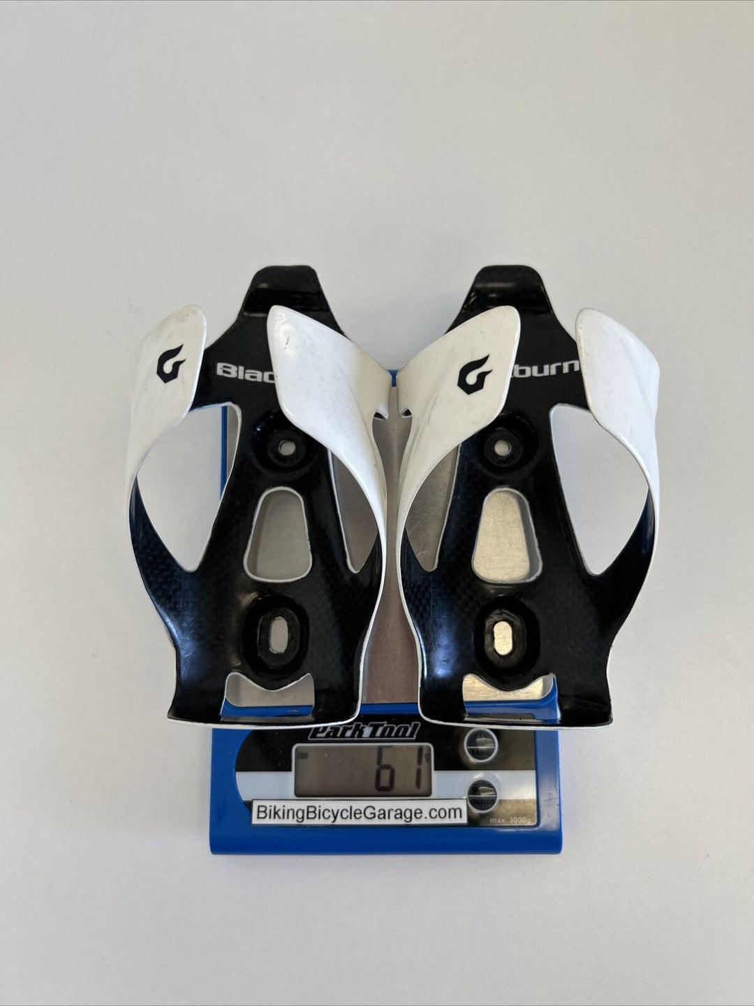 (2) Black Burn Carbon Water Bottle Cage