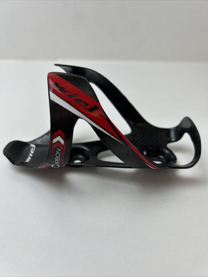 Wiel Black And Red Carbon Bottle Cage