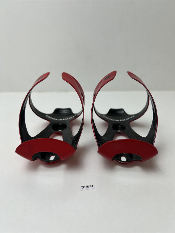 (2) Black Burn Carbon Water Bottle Cage