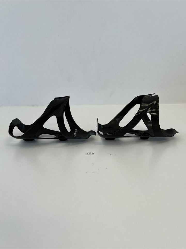 (2) Black Burn Carbon Water Bottle Cage