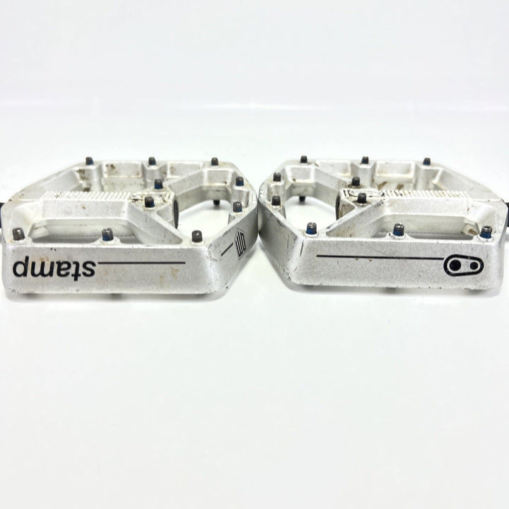 Crank Brothers Stamp 7 Pedals - Platform, Aluminum, 9/16", High Polish Silver,