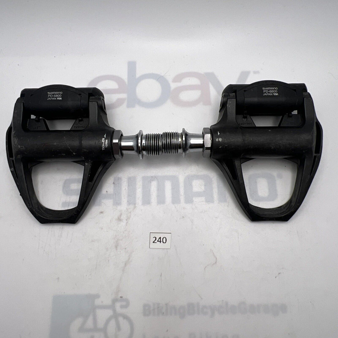 Shimano Ultegra PD-6800 Clipless Road Bike Pedals Used SPD-SL