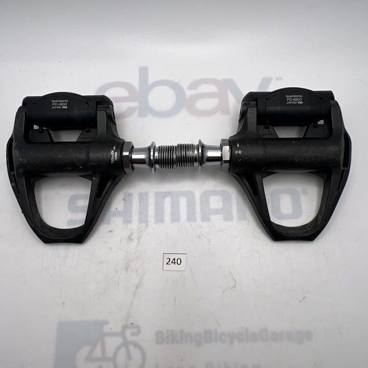 Shimano Ultegra PD-6800 Clipless Road Bike Pedals Used SPD-SL