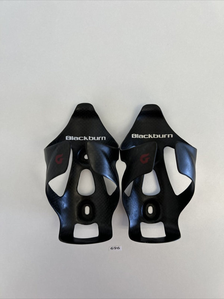 (2) Black Burn Carbon Water Bottle Cage