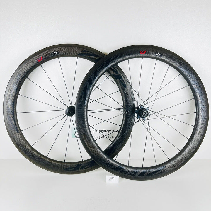 Zipp 404 Firecrest Carbon Rim Brake Wheelset Shimano/Sram 11 Speed 1,640g