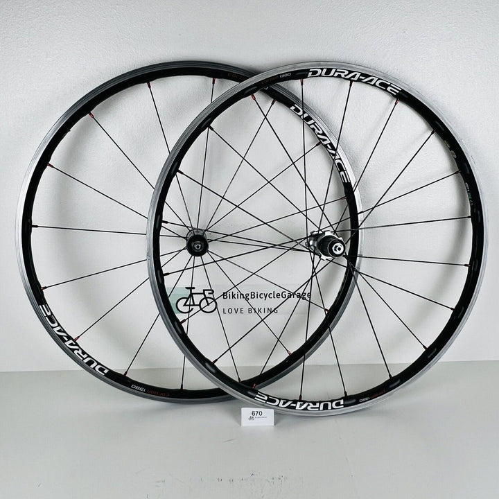 Shimano Dura Ace Carbon 1980 Wheelset Tubeless Shimano/Sram 10speed 1,400g