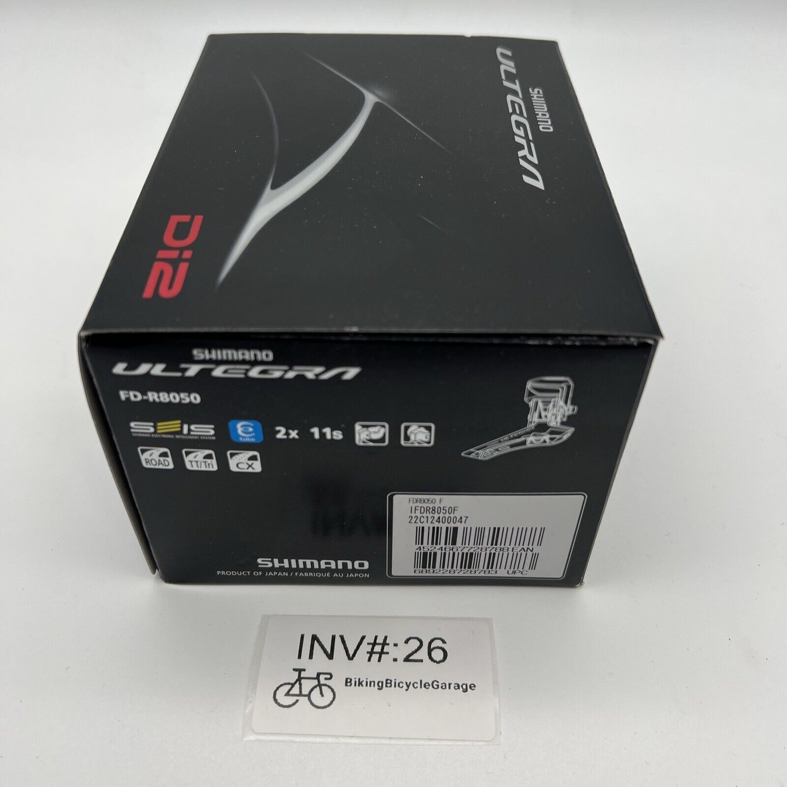 New Shimano Ultegra Di2 FD R8050 F Road Front Derailleur Brazed on