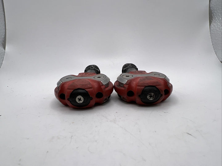 Speedplay Zero Cromoly Road TT Triathlon Bike Pedals - Red - 219 Grams