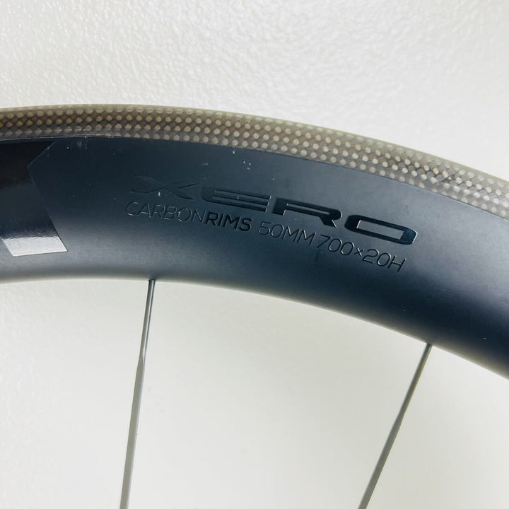 SpeedX Xero Carbon Wheelset 50mm 700c Shimano/Sram 11 Speed 1,630g