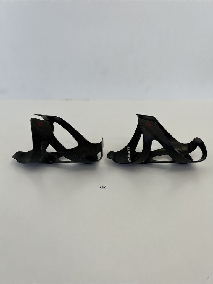 (2) Black Burn Carbon Water Bottle Cage