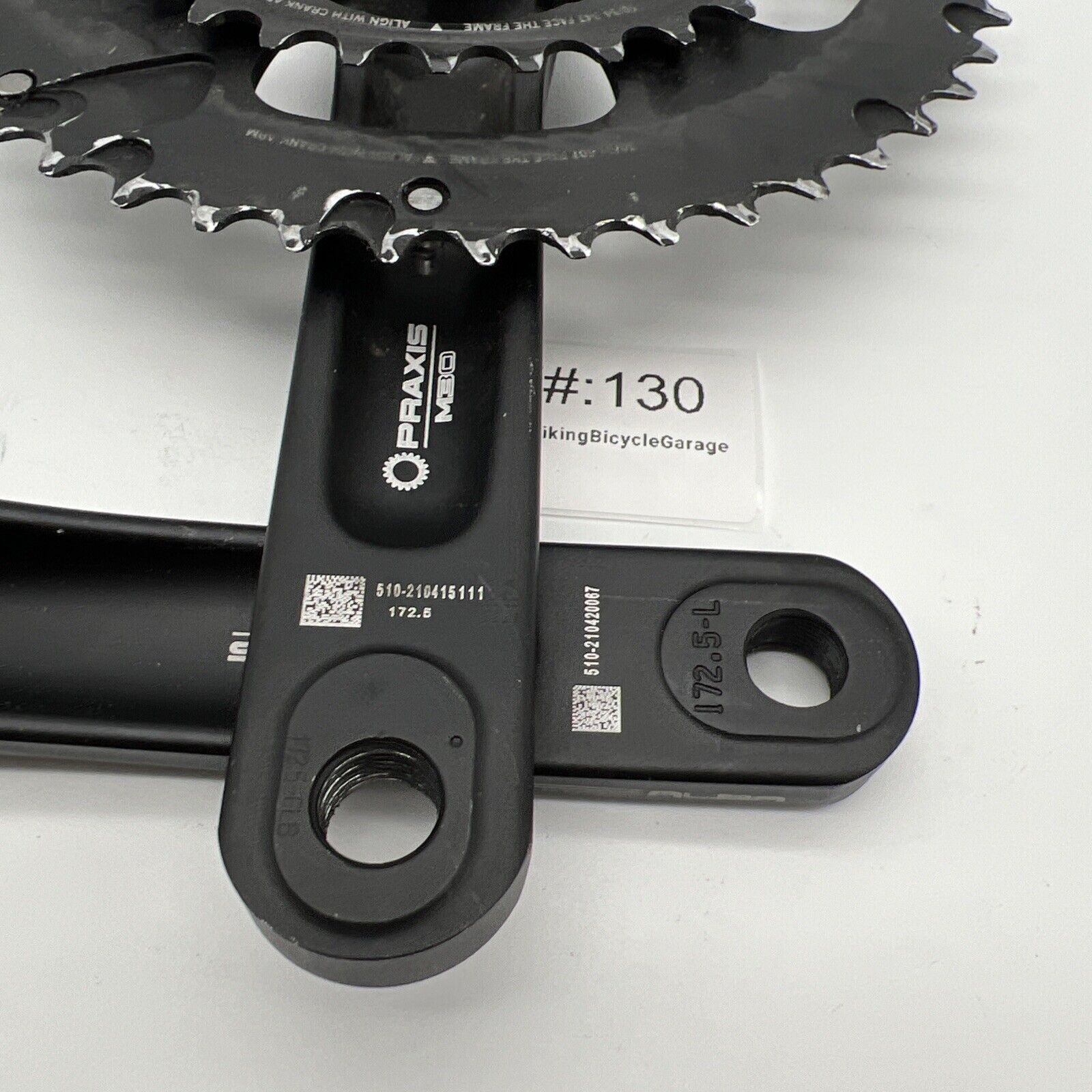 PRAXIS Works ALBA 50/34t 172.5mm M30 Road Crankset 10
