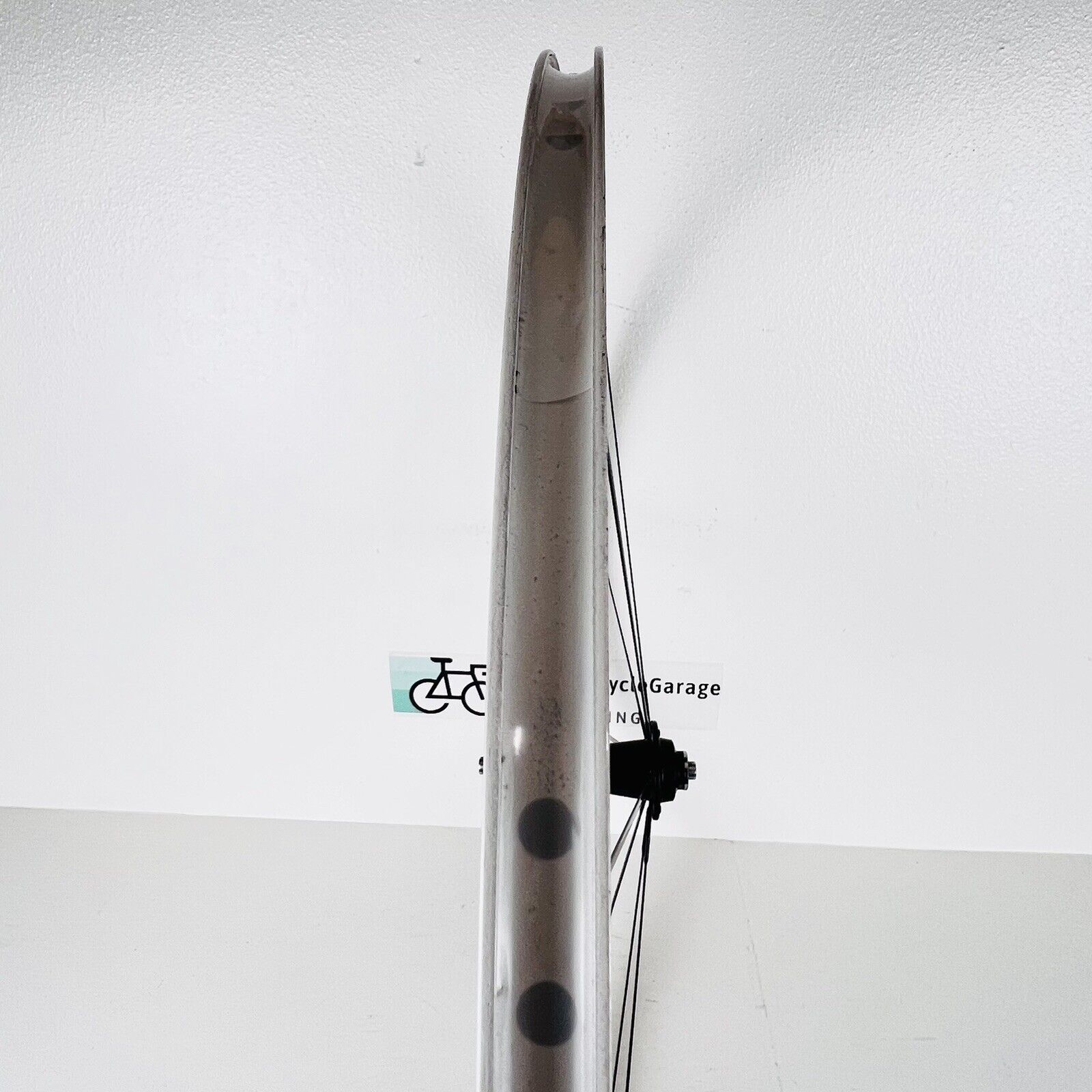 bontrager 前輪　美品 Bontrager Race White Rim Brake Front Road Bike Wheel Aluminum