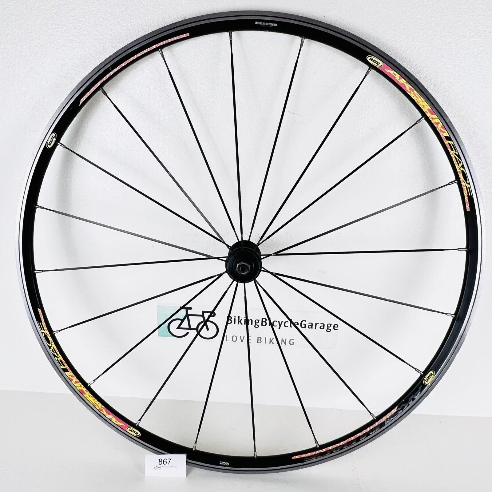 Mavic Aksirum Race Black Road Bike Aluminum 622x15/700C Front Wheel 84 –  BikingBicycleGarage