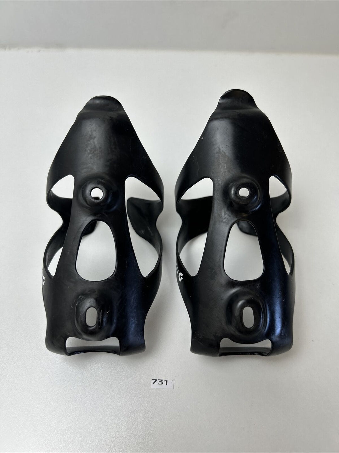 (2) Black Burn Carbon Water Bottle Cage