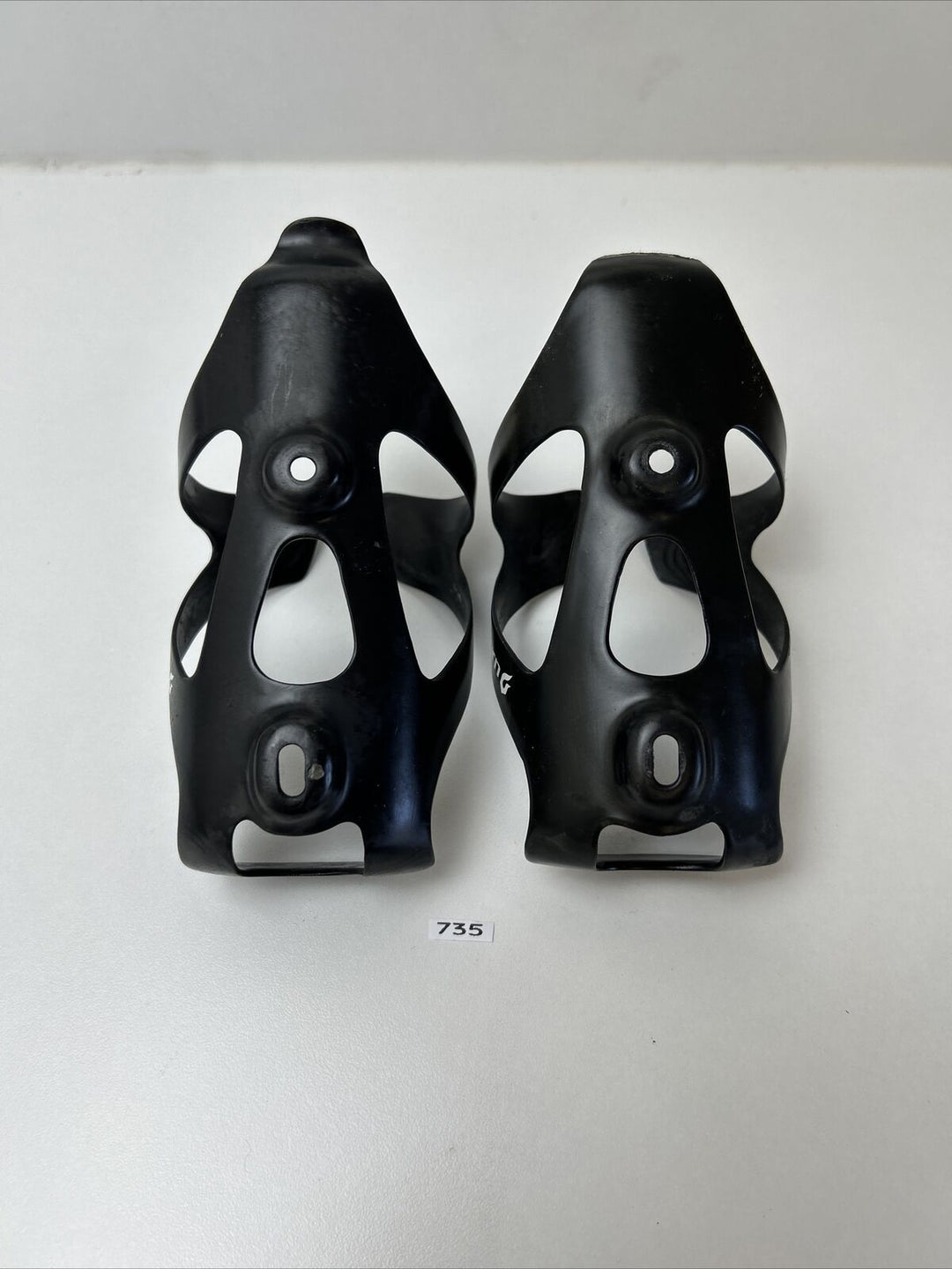 (2) Black Burn Carbon Water Bottle Cage