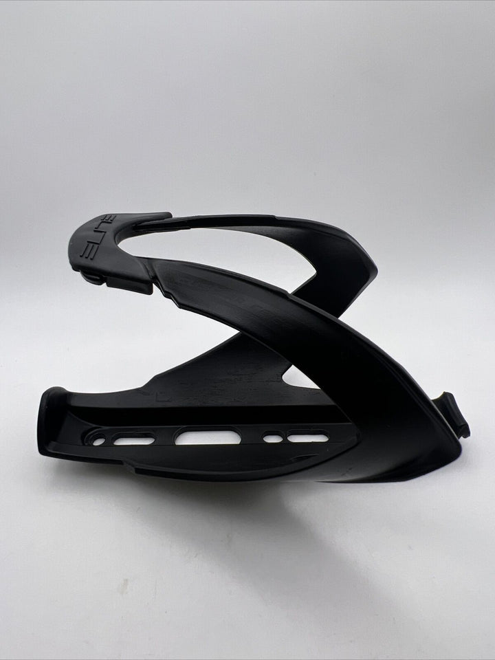 Elite Custom Race Skin Bicycle Water Bottle Cage - Black