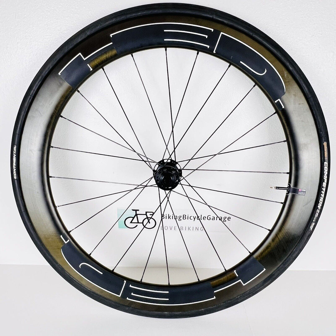 Hed SCT 6 Carbon Rear Wheel Tubular 60mm 10/11 Speed 1030g/Wtire Continental