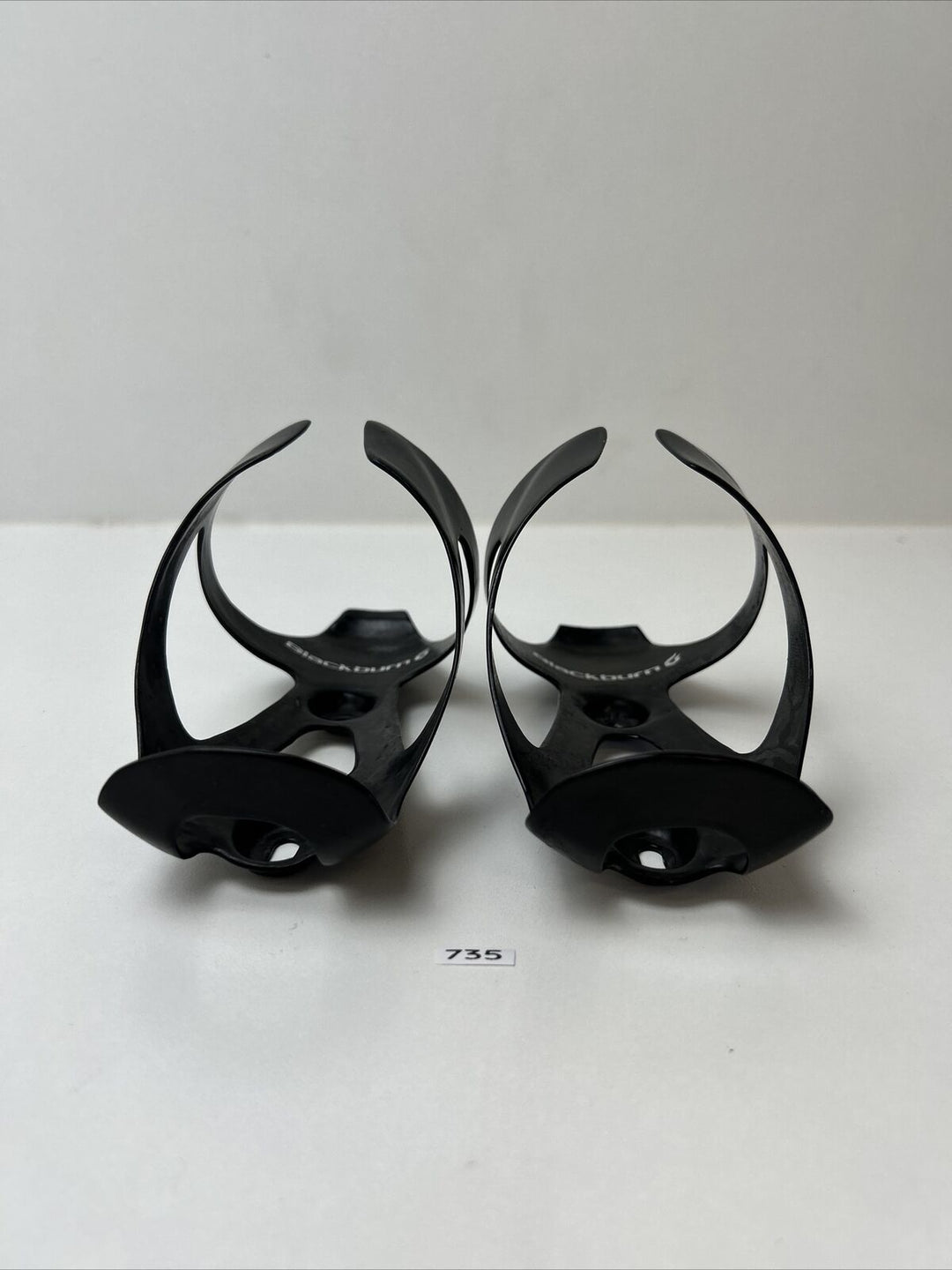 (2) Black Burn Carbon Water Bottle Cage