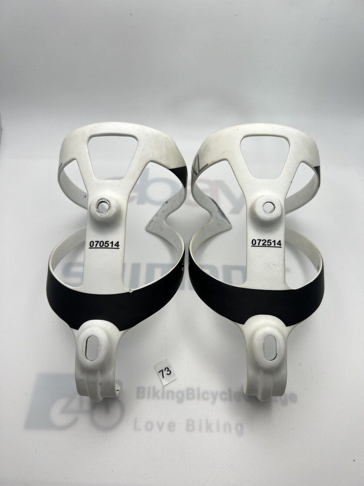 (2) Bontrager RXL Carbon Bottle Cages Matte White 54g