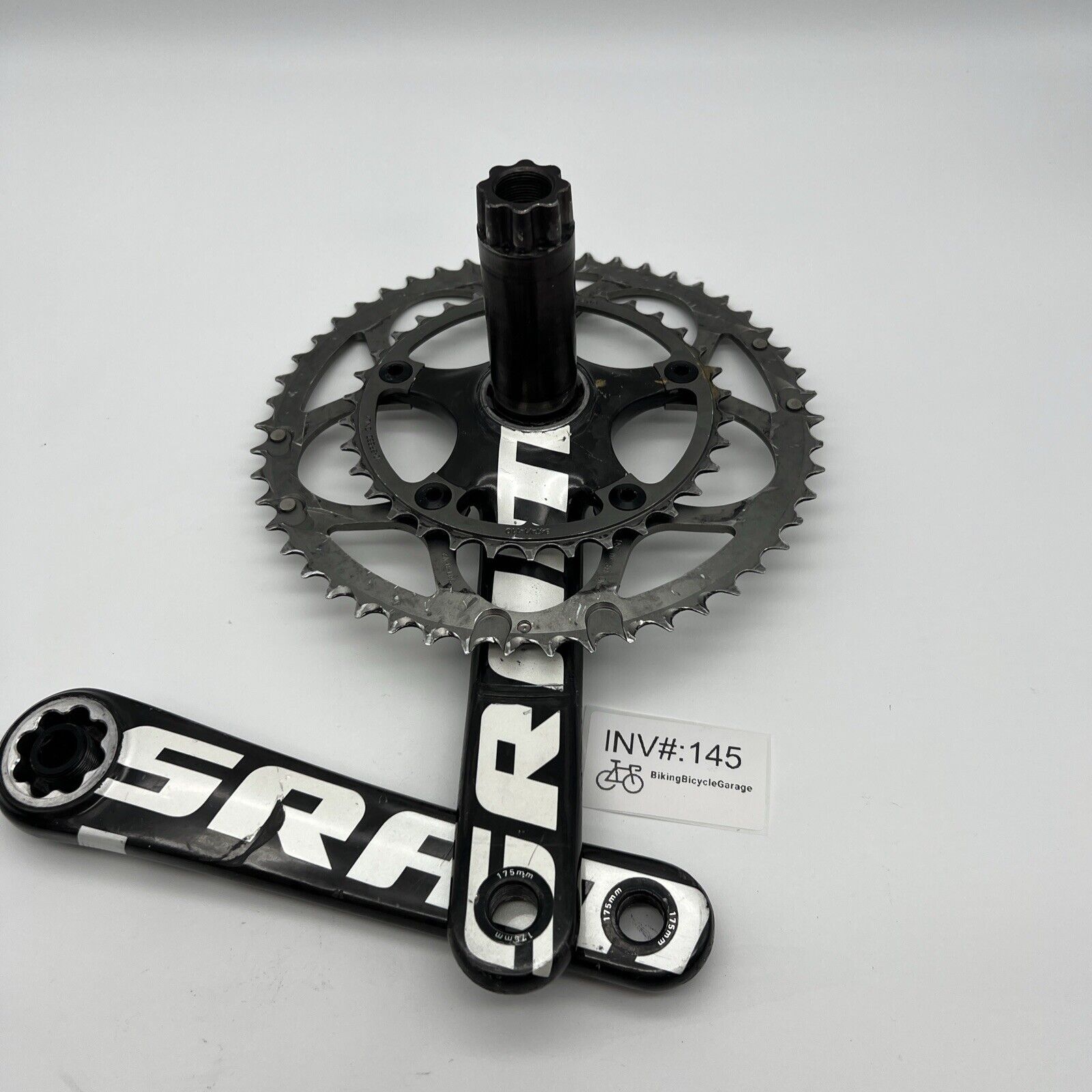 SRAM Force Carbon Road Crankset 10 Speed 175mm 50/34T 110 SRAM Force Carbon Road Crankset 10 Speed 175mm 50/34T 110
