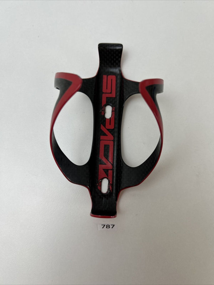 Supacaz Fly Carbon Bike Bicycle Water Bottle Cage Black / Red Bottle Cage