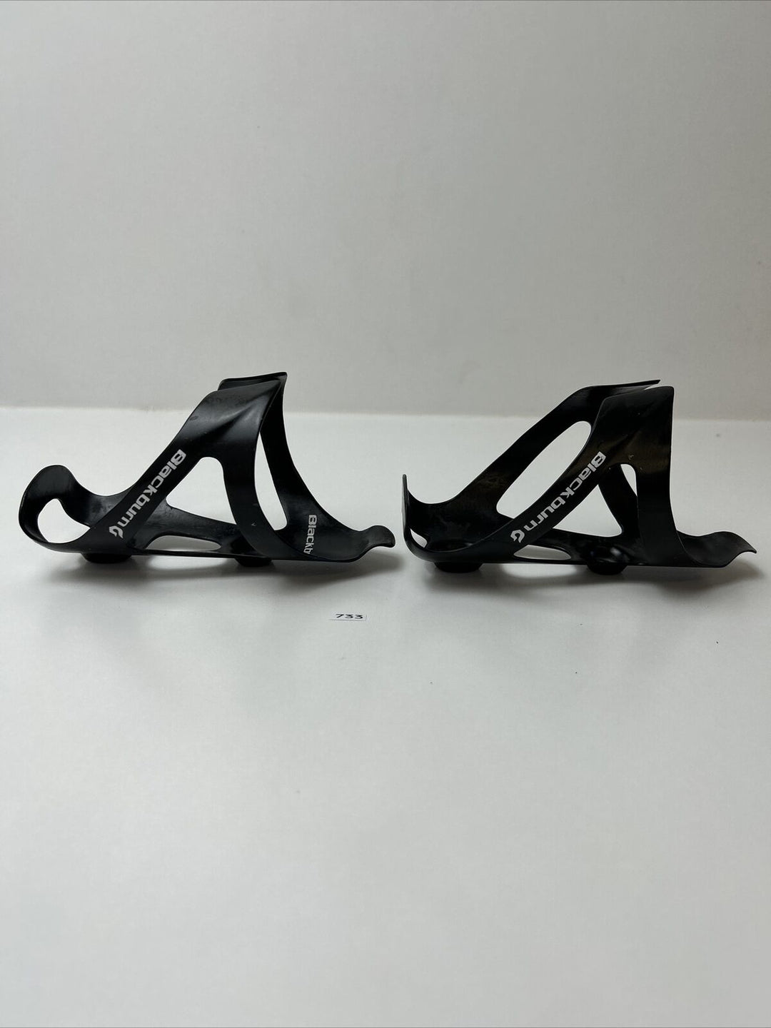 (2) Black Burn Carbon Water Bottle Cage