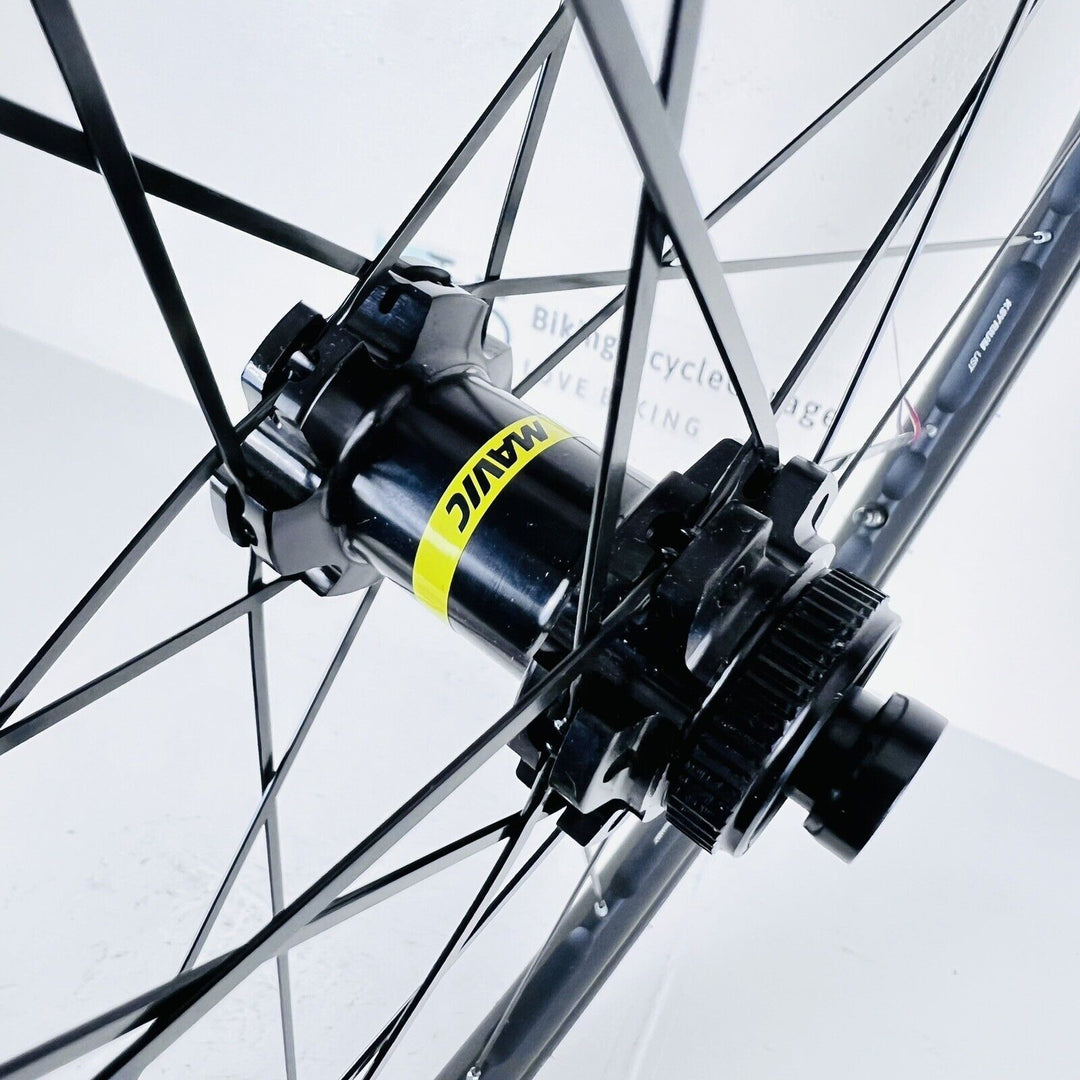 Mavic Ksyrium UST Black Road/Gravel Bike Tubeless Ready W/tires 100/142/12mm