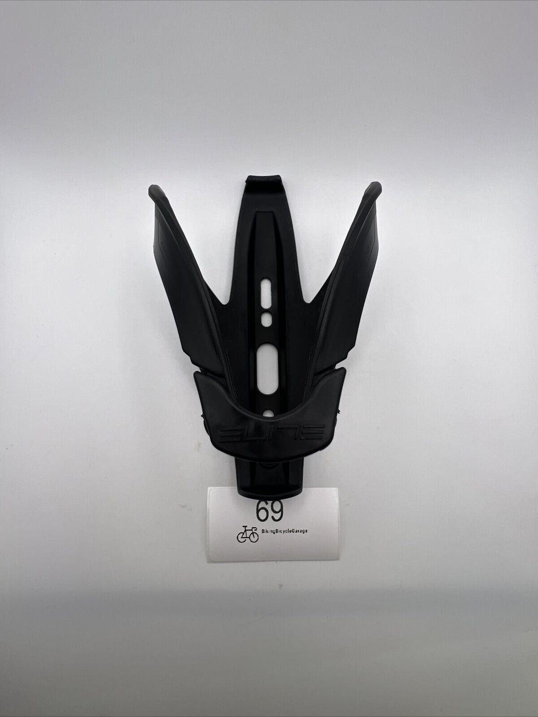 Elite Custom Race Skin Bicycle Water Bottle Cage - Black